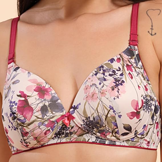 Enamor F065 Invisible Neckline T-Shirt Bra – Padded, Wirefree, High Coverage